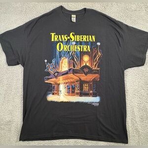 Trans-Siberian Orchestra Band T-Shirt Mens 2XL Black December 18, 2020 Covid